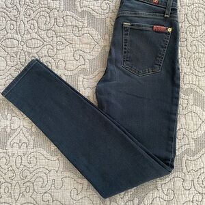 7 For All Mankind Black Jeans